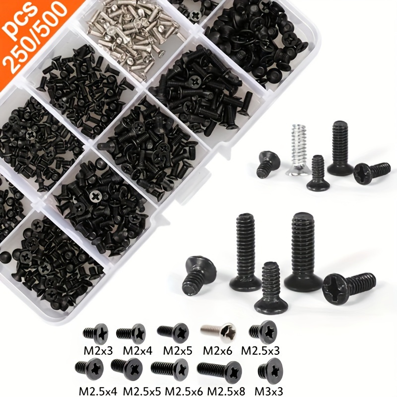Set di viti M2 M2.5 M3 da 500  - Electronics Repair Book recensione e prezzo