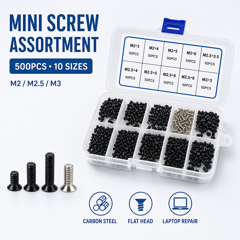 Set di 500 Viti a Testa Svasat - Electronics Repair Book recensione e prezzo